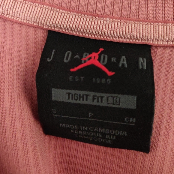 Jordan Tight Fit Sweatshirt with cut-outs, Size S, light pink and magenta - Picture 3 of 3